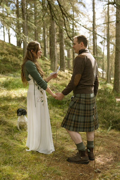 Mar Lodge elopement photo in the woodlands