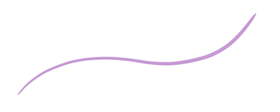 Hand-drawn lavender squiggle used as a decorative underline on Erica Taylor Wellness site