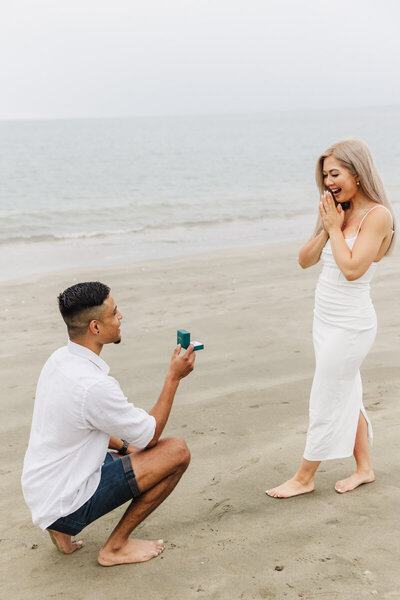 a beach proposal