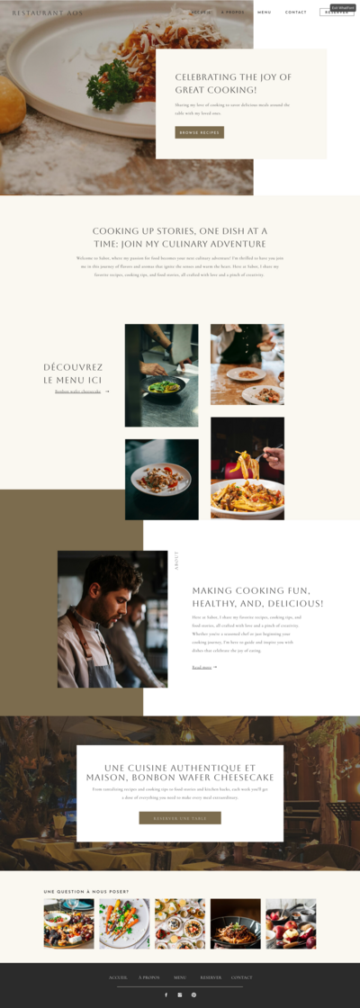 illustration d'un site internet réalisé par AOS Design