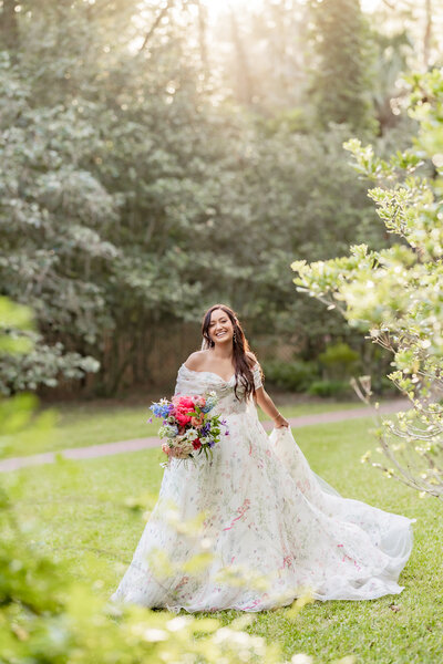 Bride in Natural Light Portrait