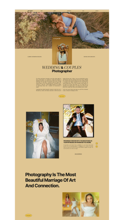 Georgie showit website template mockup
