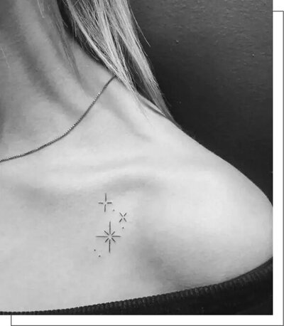 Tiny Tattoos Sun Stars