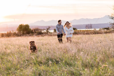 Couples love engagement photos at Discovery Park, by Sound Originals Photo & Video, best seattle wedding photographer for romantic and timeless images