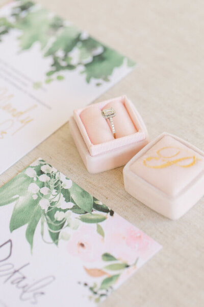 Vows and wedding rings for Long Island wedding