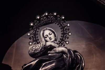 Canva - Virgin Mary Statue