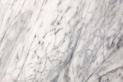 Close up of marble slab finish sample for Vancouver interior design project