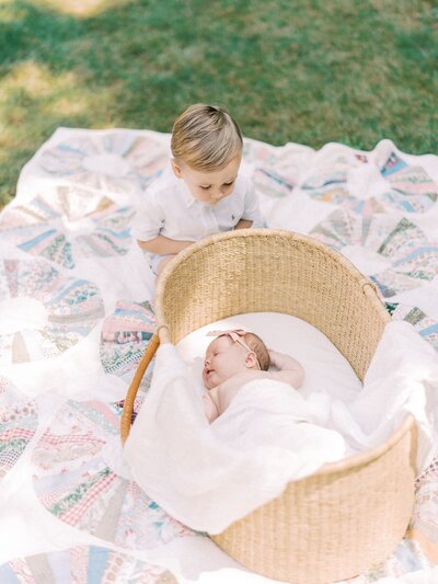 In-home newborn session