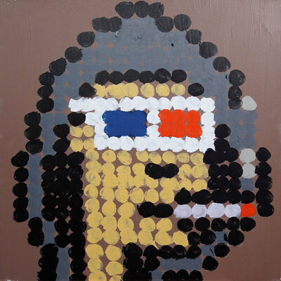 Brent Ray Fraser Cryptopunk Penis Painting - 14