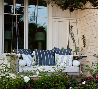 swing on porch in los gatos california