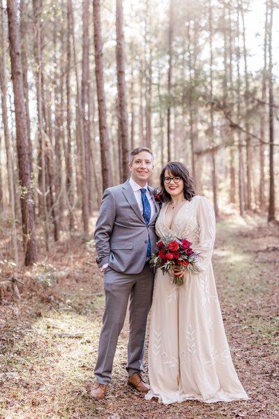 Rachel + Aaron's elopement at Chande Pines