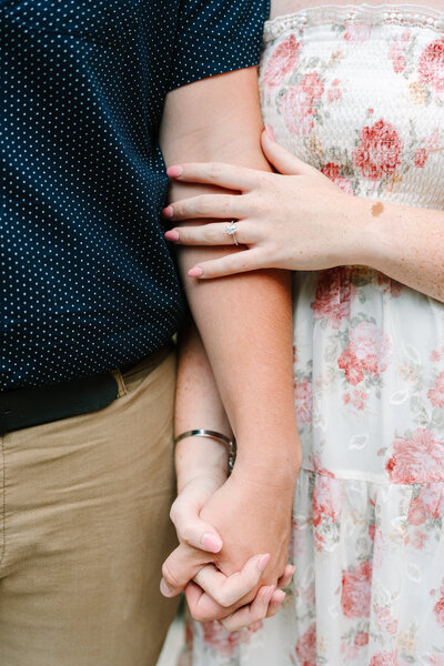 Art Institute South Garden Surprise Proposal in Chicago by Ashlee Cole Photography