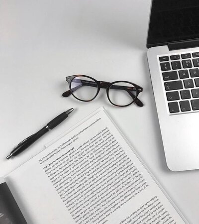 Soft lifestyle photo used on the contact page of a Showit website designer studio