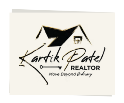 Logo before for Kartik Patel Real Estate agent design by Amanda Newman Design in Paducah, Kentucky