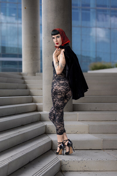 Portrait session Natural light Montreal MadRose Burlesque