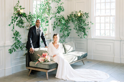 Intimate Charleston elopement featured on Magnolia Rouge bridal blog with images of the Edith Elan Milly dress