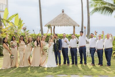 Beach front Big Island wedding Venues at the Four Seasons
