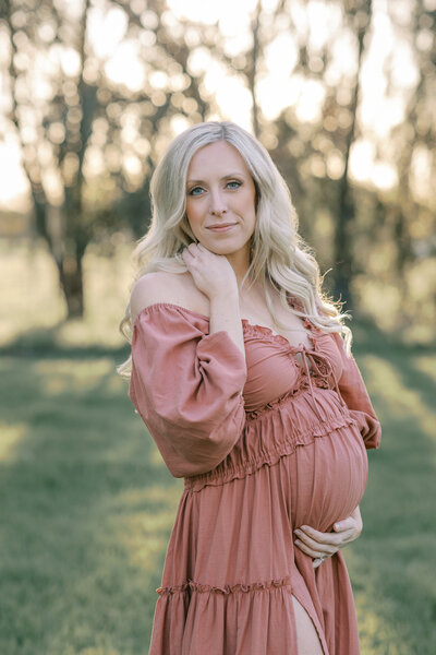 stockton maternity photography session