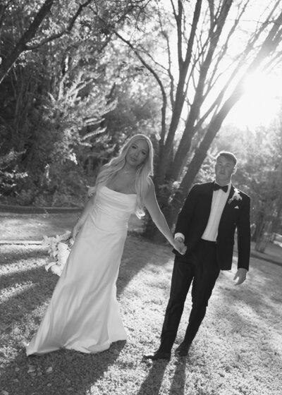 Editorial photograph showcasing the new line of wedding gowns for 2026 and 2027 brides.
