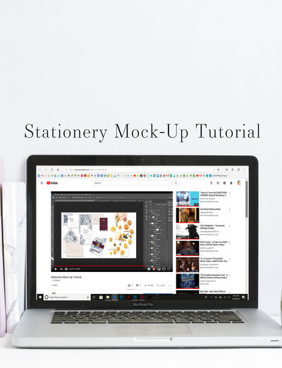 Stationery mock-up tutorial for designers