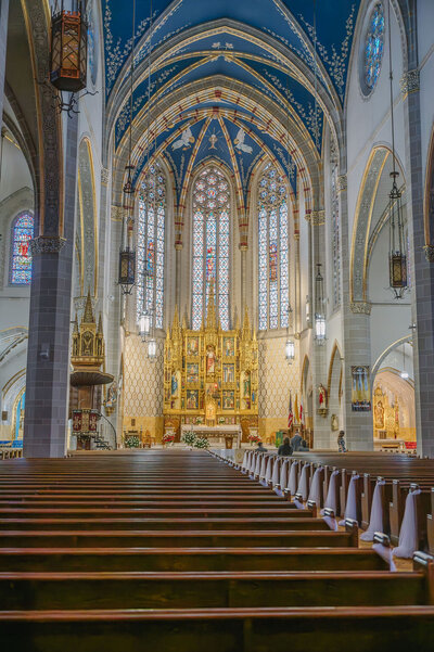 catholic church in downtown Detroit Michigan