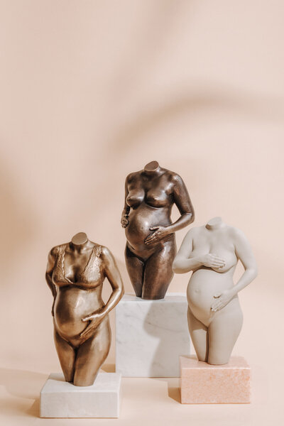 3D zwangerschapsbeeldje 3D print zwangere buik