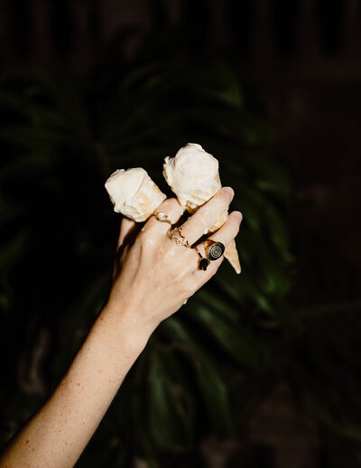 woman on her wedding day