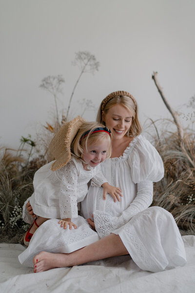 Motherhood studio session by Vickie Olson