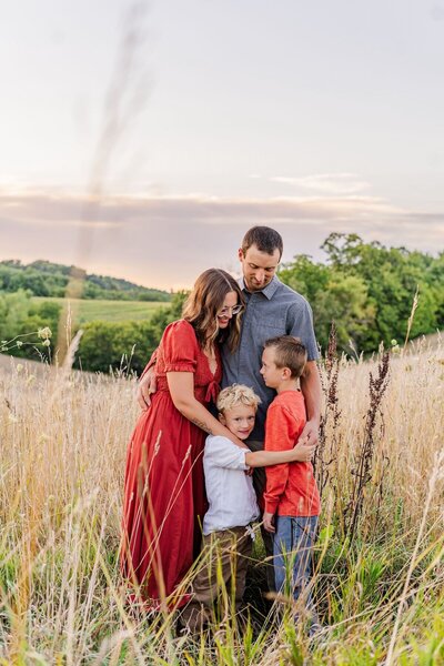 family photography session eau claire wisconsin