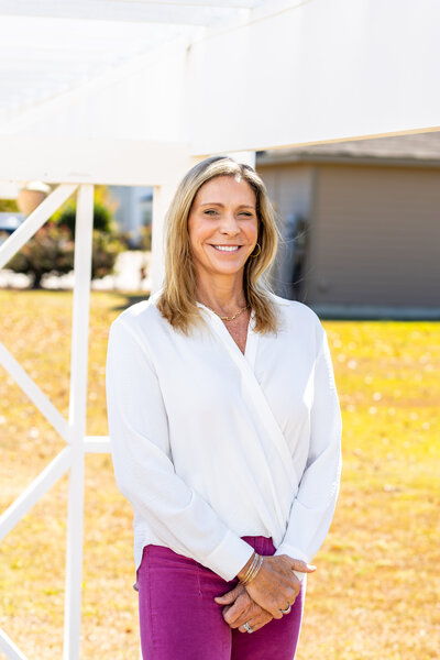 Dr. Tori posing for a professional photo
