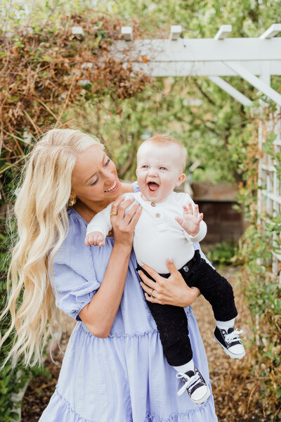 Idaho Falls Family Photographer, Garden Session, Summer Session, Mommy and Me Session, Lifestyle Photographer, Judith Photo Co