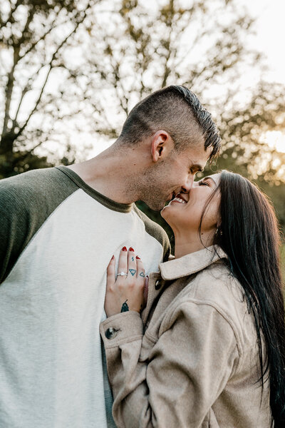 Engagement photo session in Gallatin