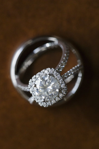 Wedding Ring at the Bridgewater Club In Indianapolis