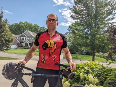 Before photo of a dating profile client in Minneapolis, highlighting the transformation to professional, confident profile photography.