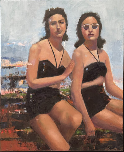 Marie Stone Fine Art Oil Paintings Beach