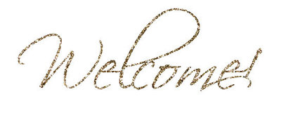 Gold Welcome psd