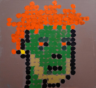 Brent Ray Fraser Cryptopunk Penis Painting - 04