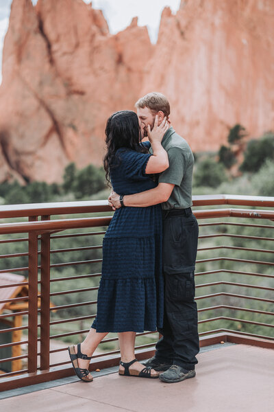 Catholic Couple at Red Rocks in Colorado
