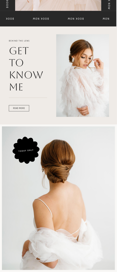 Charlotte Ellis - Flodesk Template, Flodesk Templates, Flodesk Templates for Photographers, Newsletter Templates for Photographers and Creative Small Businesses - With Grace and Gold - 5