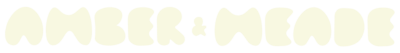 Amber & Meade Main Logo White