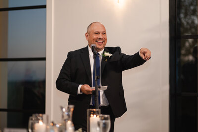 this best man gives a funny wedding speech after working with a wedding speech coach