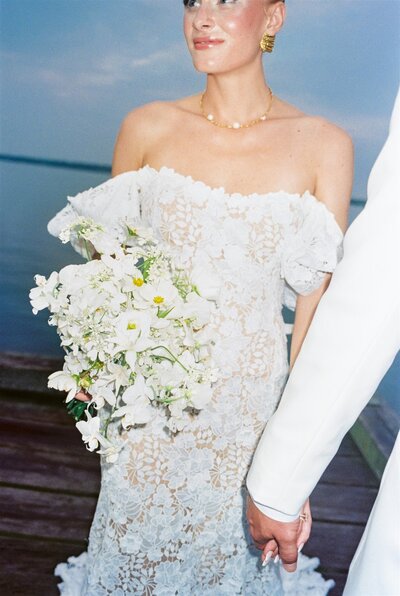 Bride in ballgown