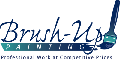 Logo of durham nc painting company brush up paiting