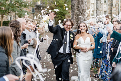 bride and groom  embracing