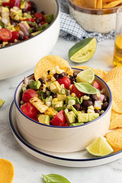 a bowl of fresh guacamole