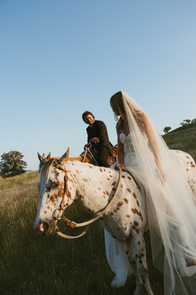 grooms first look at the bride