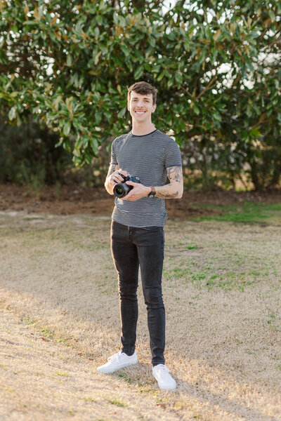 Evan Daniels self portrait, wedding photographer