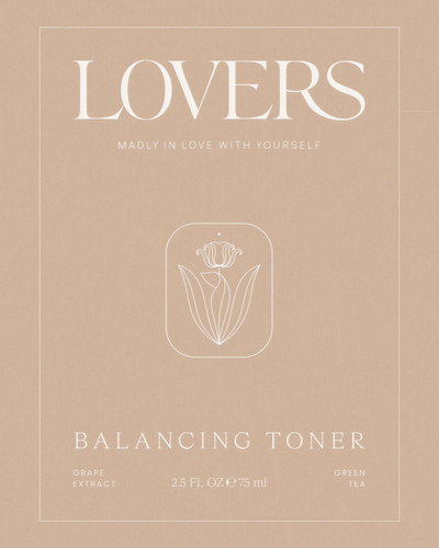 Lovers is a holistic beauty brand centered on self-care and spirituality. The brand identity embraces a geometric tulip logo mark, symbolizing balance and connection, which is reflected in its box proportions and overall design aesthetic. With a gentle philosophy that inspires harmony and divine beauty, Lovers offers luxurious skincare products that celebrate the journey of self-love.