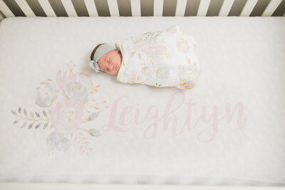 In-home lifestyle Newborn Photo session, sibling love, taken in Mission Viejo, California