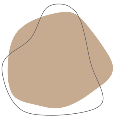 Taupe abstract shape